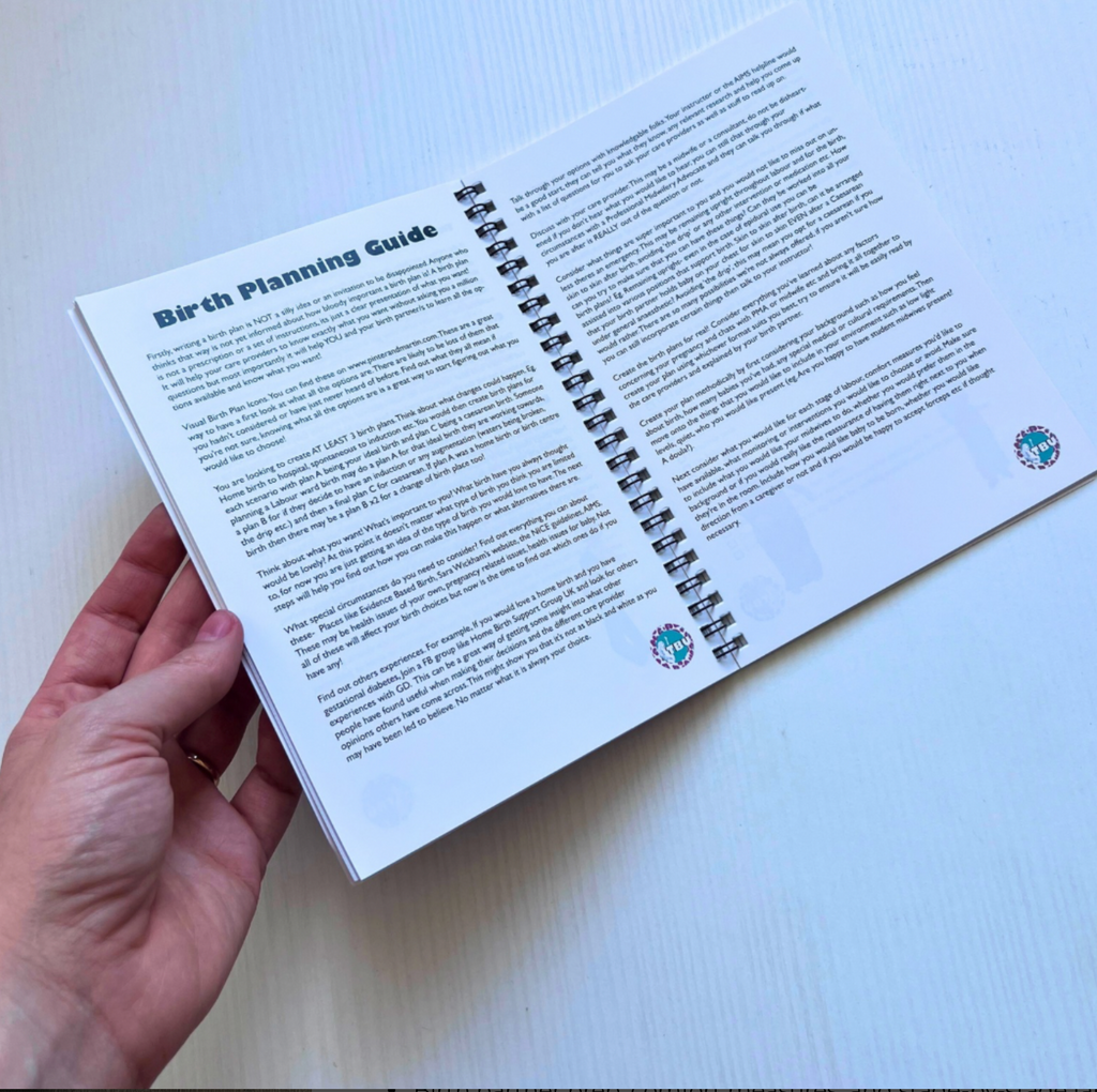 Hypnobirthing Work Book (Physical Copy)