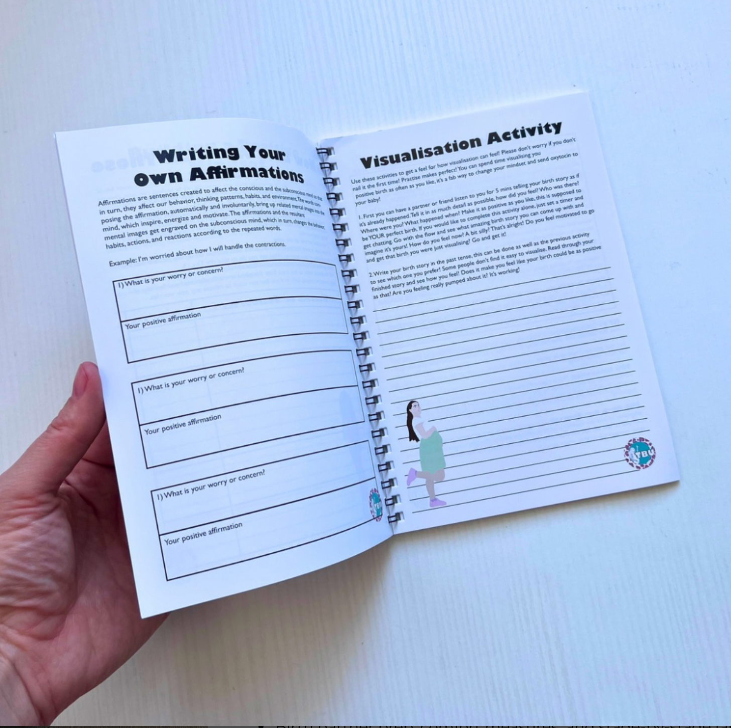 Hypnobirthing Work Book (Physical Copy)
